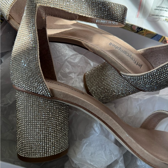 Jeffrey Campbell Laura Crystal Embellished Block Heel - Picture 5 of 7